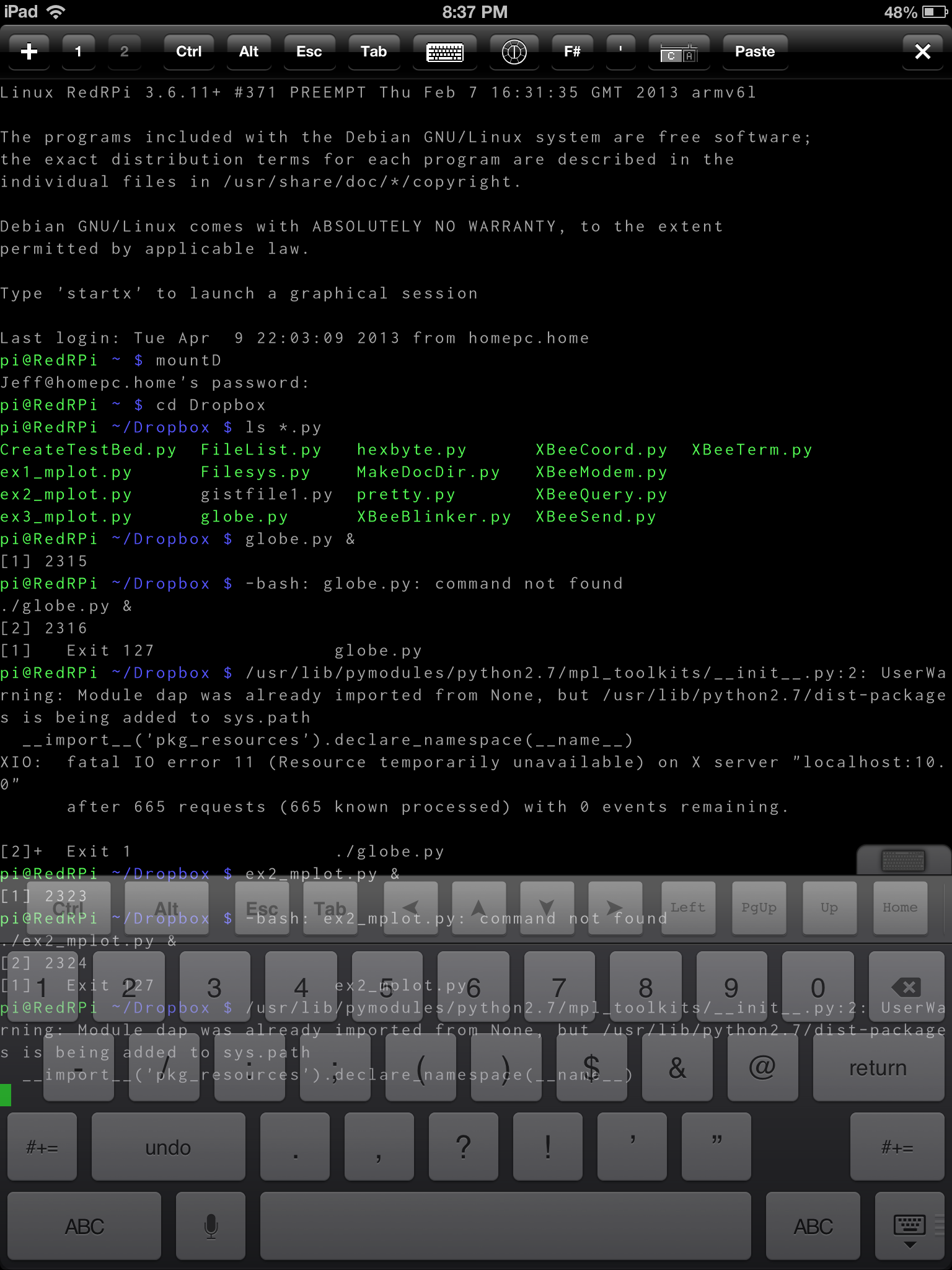 issh-on-ipad